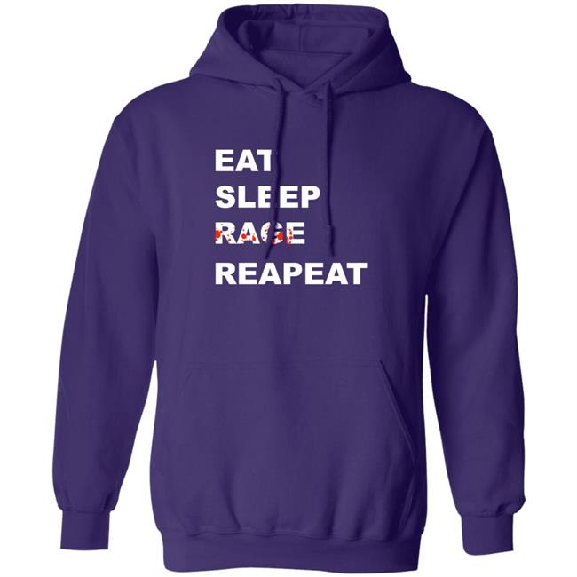Sullivan King Merch Tyfr Eat Sleep Rage Repeat Shirt Sullivan King Merch Tyfr Eat Sleep Rage Repeat Shirt