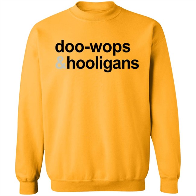 Bruno Mars Merch Doo Wops And Hooligans Sweatshirt