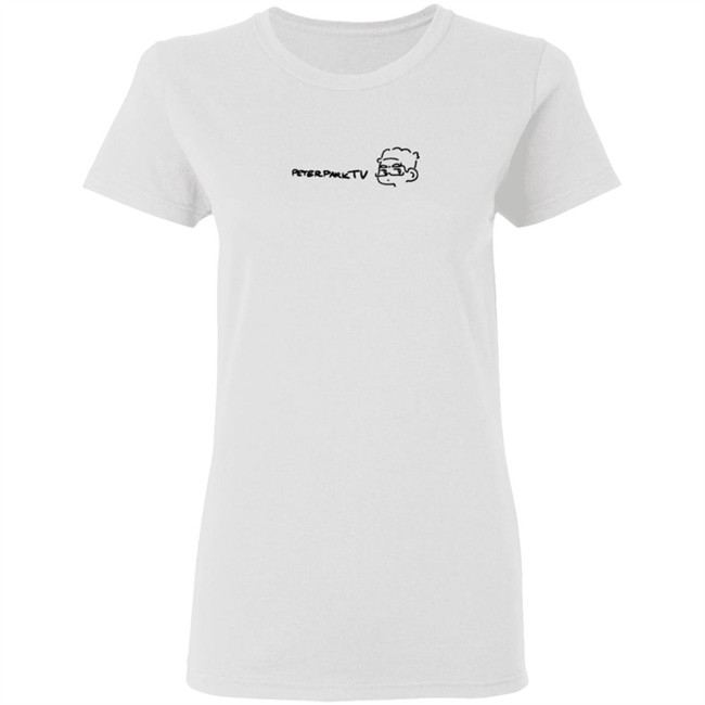 PeterPark Merch Minimal Peter Shirt White PeterPark Merch Minimal Peter Shirt White