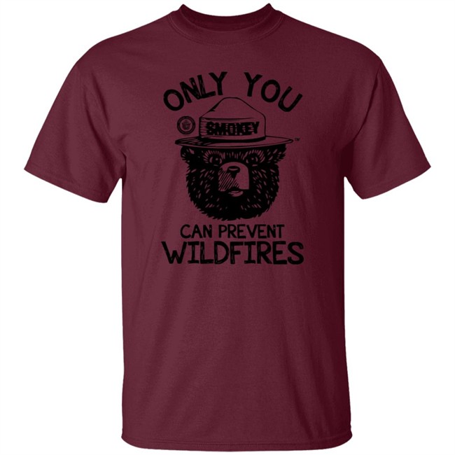 Smokey Bear Only You Can Prevent Wildfires T Shirt Jamesgunn Smokey Bear Only You Can Prevent Wildfires T Shirt Jamesgunn