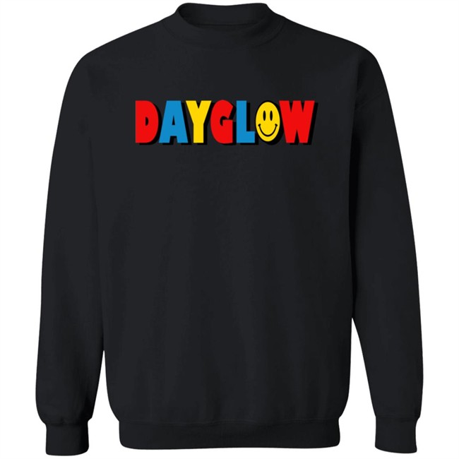 Dayglow Merch Smiley Logo Black Shirt Dayglow Merch Smiley Logo Black Shirt
