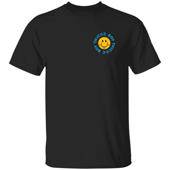 Thiccc Boy Merch Chubby Boy Black Tee Shirt