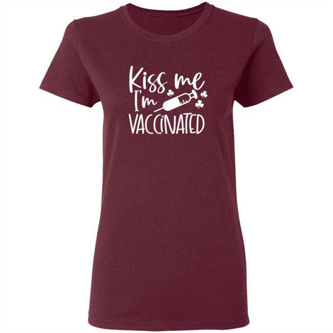 Kiss Me I'm Vaccinated Shirt Kiss Me I'm Vaccinated Shirt