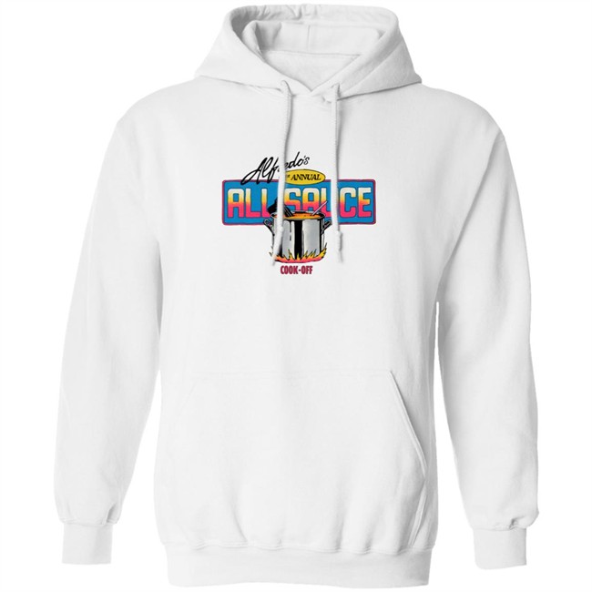 Hypebeast Merch Freddie Gibbs The Alchemist Alfredo's Sauce Cook Off Tee Shirt Hypebeast Merch Freddie Gibbs The Alchemist Alfredo's Sauce Cook Off Tee Shirt