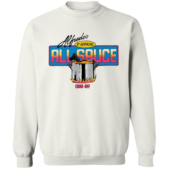 Hypebeast Merch Freddie Gibbs The Alchemist Alfredo's Sauce Cook Off Tee Shirt Hypebeast Merch Freddie Gibbs The Alchemist Alfredo's Sauce Cook Off Tee Shirt