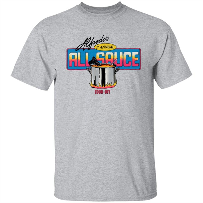Hypebeast Merch Freddie Gibbs The Alchemist Alfredo's Sauce Cook Off Tee Shirt Hypebeast Merch Freddie Gibbs The Alchemist Alfredo's Sauce Cook Off Tee Shirt