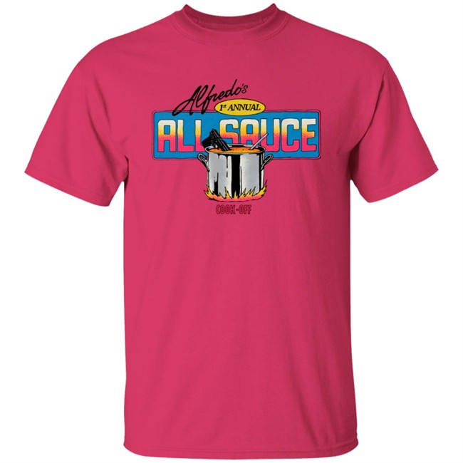 Hypebeast Merch Freddie Gibbs The Alchemist Alfredo's Sauce Cook Off Tee Shirt Hypebeast Merch Freddie Gibbs The Alchemist Alfredo's Sauce Cook Off Tee Shirt