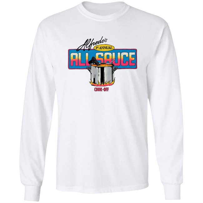 Hypebeast Merch Freddie Gibbs The Alchemist Alfredo's Sauce Cook Off Tee Shirt Hypebeast Merch Freddie Gibbs The Alchemist Alfredo's Sauce Cook Off Tee Shirt