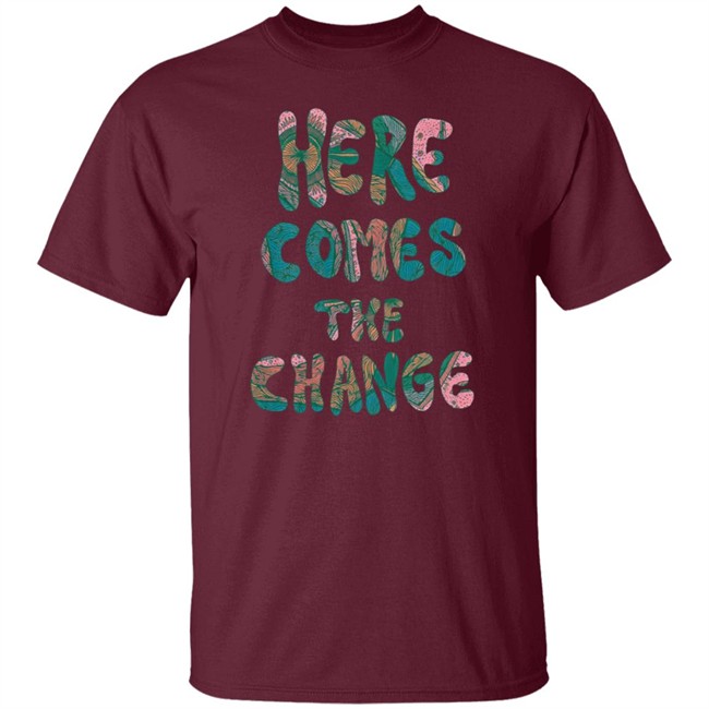 Kesha Store Merch Here Comes The Change Tee Shirt Kesha Store Merch Here Comes The Change Tee Shirt