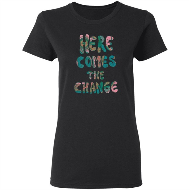 Kesha Store Merch Here Comes The Change Tee Shirt Kesha Store Merch Here Comes The Change Tee Shirt