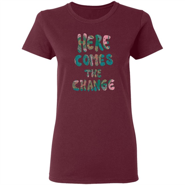 Kesha Store Merch Here Comes The Change Tee Shirt Kesha Store Merch Here Comes The Change Tee Shirt
