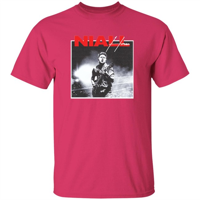 Niall Horan Merch Niall Stage Photo Tee Shirt Niall Horan Merch Niall Stage Photo Tee Shirt