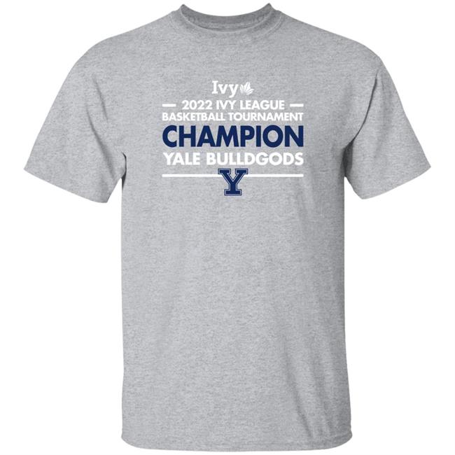 Ivy 2022 Ivy League Basketball Tournament Champion Yale Bulldgods Shirt Darren Rovell