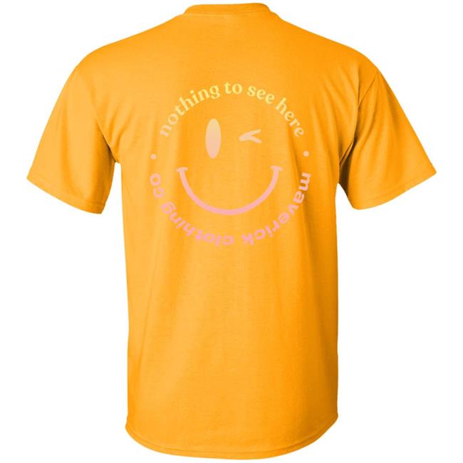 Maverick Merch Smiley Maverick Tee Shirt Maverick Merch Smiley Maverick Tee Shirt