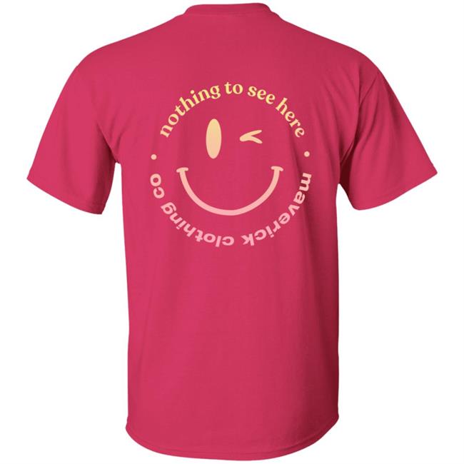Maverick Merch Smiley Maverick Tee Shirt Maverick Merch Smiley Maverick Tee Shirt