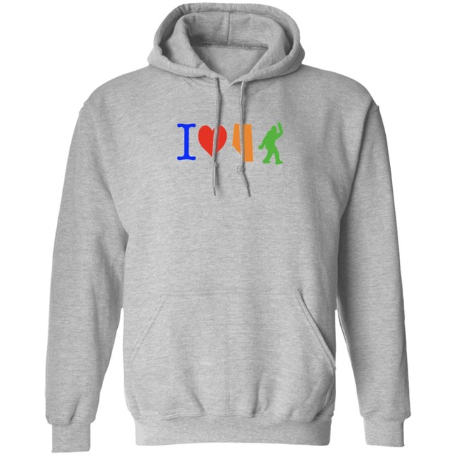 I Love Alberta Bigfoot T Shirt I Love Alberta Bigfoot T Shirt