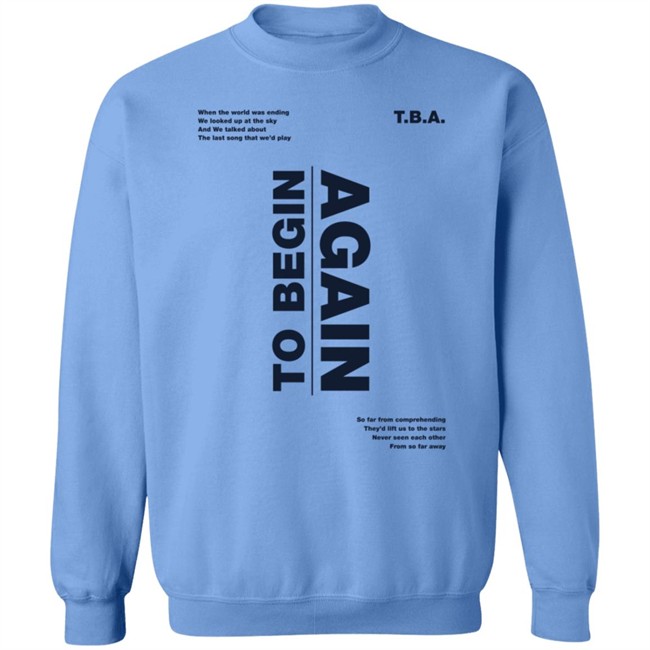 Ingrid Michaelson Merch Tba To Begin Again Hoodie Ingrid Michaelson Merch Tba To Begin Again Hoodie