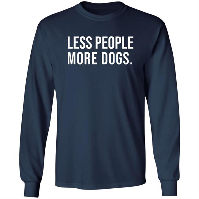 Less People More Dogs Shirt Baseball Chickie Less People More Dogs Shirt Baseball Chickie