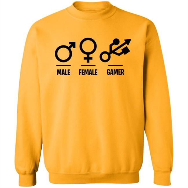 Male Female Gamer T Shirt Male Female Gamer T Shirt