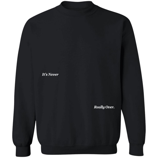 Johnny Orlando Merch Inro Its Never Really Over Blue Sweatshirt Johnny Orlando Merch Inro Its Never Really Over Blue Sweatshirt