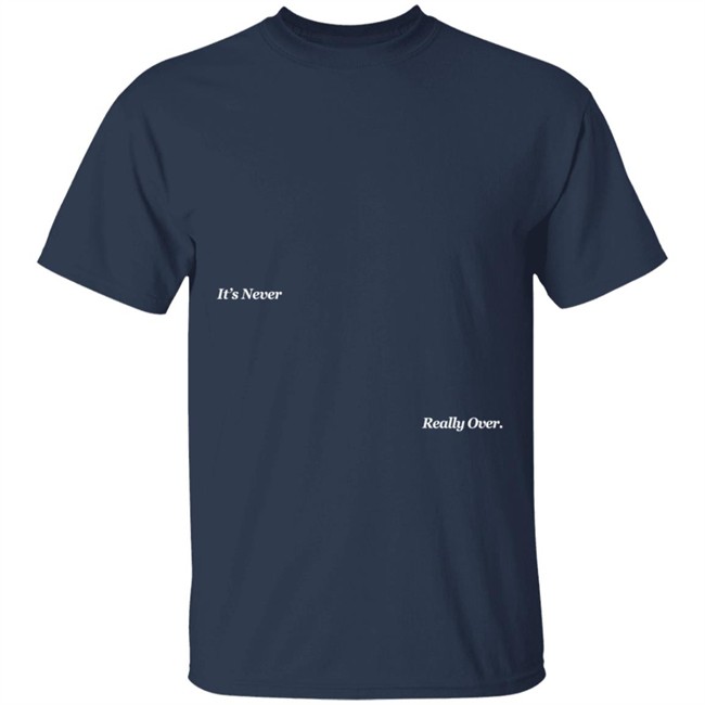 Johnny Orlando Merch Inro Its Never Really Over Blue Sweatshirt Johnny Orlando Merch Inro Its Never Really Over Blue Sweatshirt