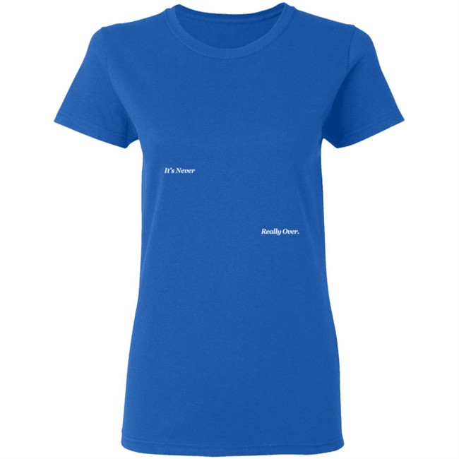 Johnny Orlando Merch Inro Its Never Really Over Blue Sweatshirt Johnny Orlando Merch Inro Its Never Really Over Blue Sweatshirt