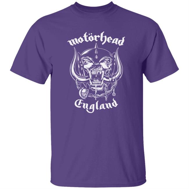 Motorhead England Tee Shirt Adrian Newman Motorhead England Tee Shirt Adrian Newman