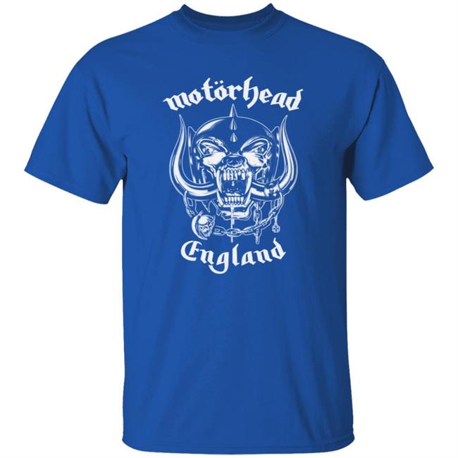 Motorhead England Tee Shirt Adrian Newman Motorhead England Tee Shirt Adrian Newman