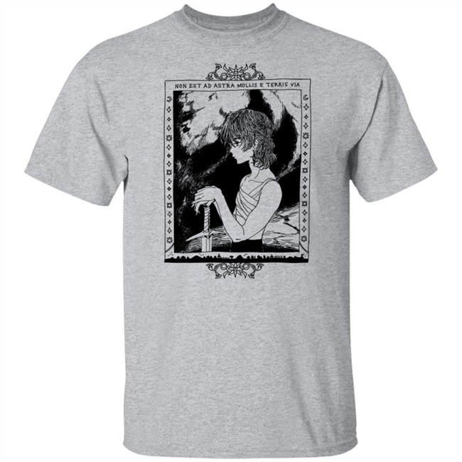 Non Est Ad Astra Mollis E Teris Via Shirt Zzzroadkill Non Est Ad Astra Mollis E Teris Via Shirt Zzzroadkill