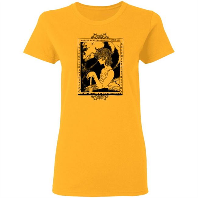 Non Est Ad Astra Mollis E Teris Via Shirt Zzzroadkill Non Est Ad Astra Mollis E Teris Via Shirt Zzzroadkill