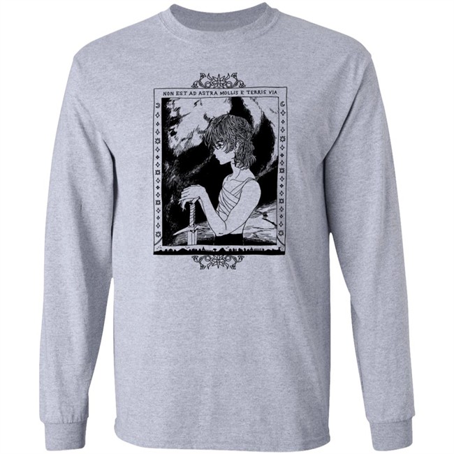 Non Est Ad Astra Mollis E Teris Via Shirt Zzzroadkill Non Est Ad Astra Mollis E Teris Via Shirt Zzzroadkill
