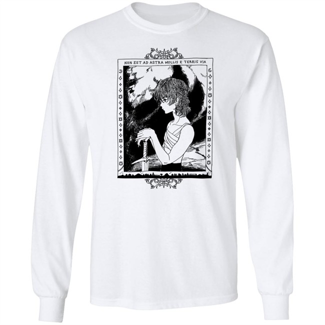 Non Est Ad Astra Mollis E Teris Via Shirt Zzzroadkill Non Est Ad Astra Mollis E Teris Via Shirt Zzzroadkill