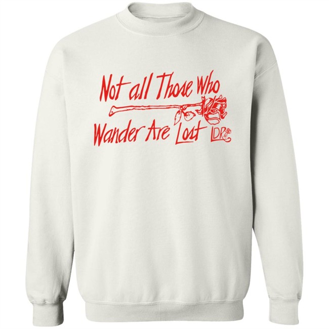 Lana Del Rey Merch Not All Those Who Wander Tee Shirt Lana Del Rey Merch Not All Those Who Wander Tee Shirt
