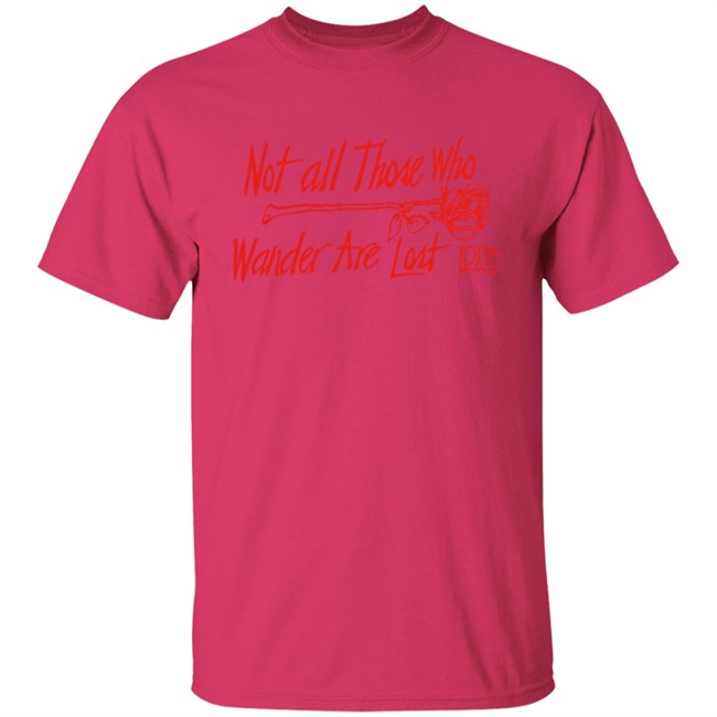 Lana Del Rey Merch Not All Those Who Wander Tee Shirt Lana Del Rey Merch Not All Those Who Wander Tee Shirt