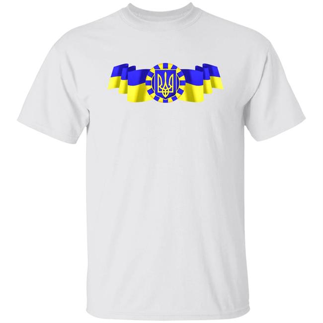 Ukrainian Coat Of Arms And National Flag Shirt Colin Abbott Zelensky