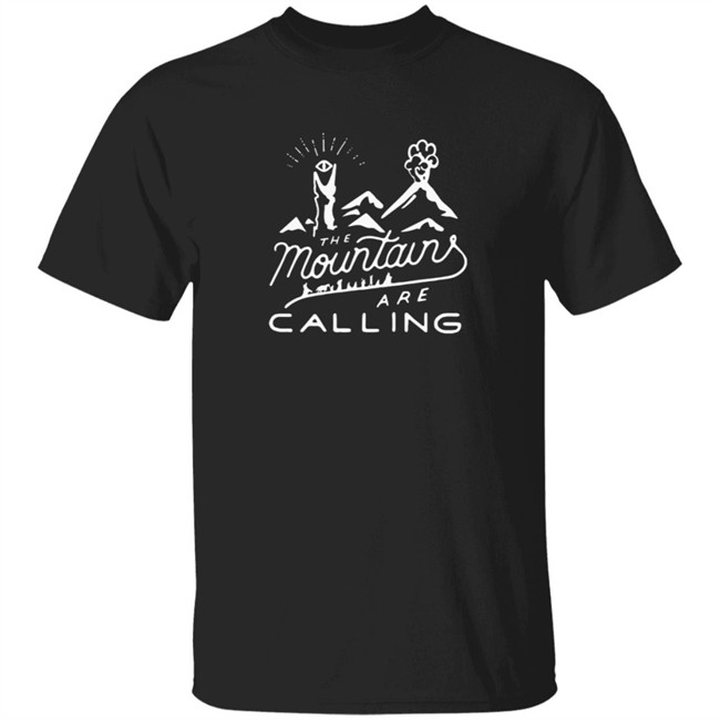 Another Castle Merch Mordor Mountains Are Calling T Shirt Black