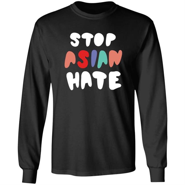 Flavoursmerch Stop Asian Hate Long Sleeve T Shirt Damian Lillard