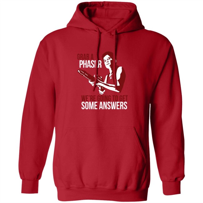 Indiegogo Merch Janeway Shirt Grab A Phaser We're Going To Get Some Answers Women's T Shirt Terry Farrell Indiegogo Merch Janeway Shirt Grab A Phaser We're Going To Get Some Answers Women's T Shirt Terry Farrell