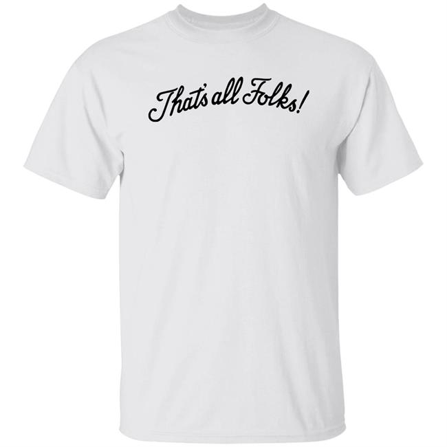 Jeff Asher That’s All Folks T Shirt Anthony Davis