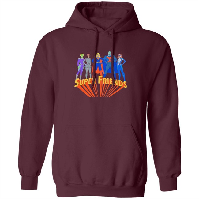 Supergirl Super Friends Hoodie Supergirl Super Friends Hoodie