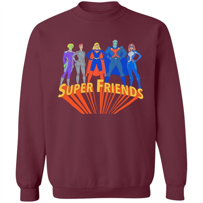 Supergirl Super Friends Hoodie Supergirl Super Friends Hoodie
