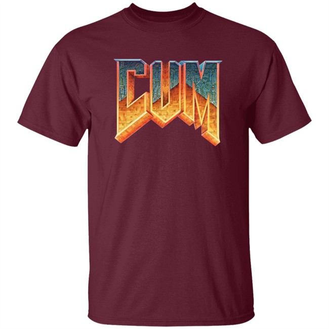 Cum Doom Logo Parody Shirt Cum Doom Logo Parody Shirt