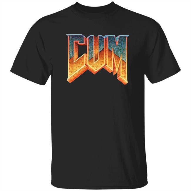 Cum Doom Logo Parody Shirt