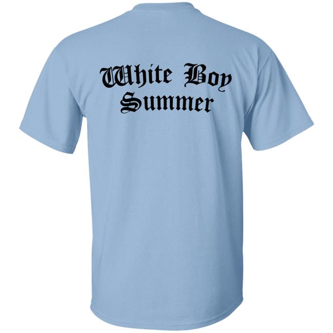 White Boy Summer WBS T Shirt Hoodie White White Boy Summer WBS T Shirt Hoodie White