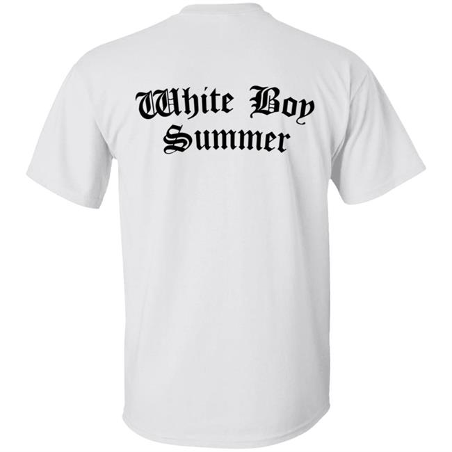 White Boy Summer WBS T Shirt Hoodie White White Boy Summer WBS T Shirt Hoodie White