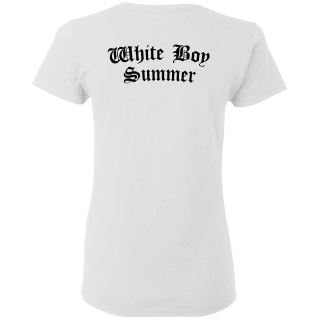 White Boy Summer WBS T Shirt Hoodie White White Boy Summer WBS T Shirt Hoodie White