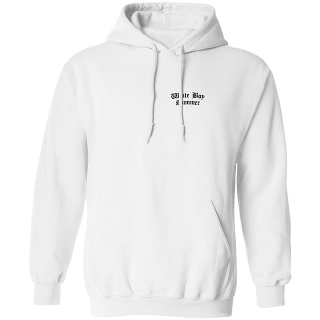 White Boy Summer WBS T Shirt Hoodie White White Boy Summer WBS T Shirt Hoodie White