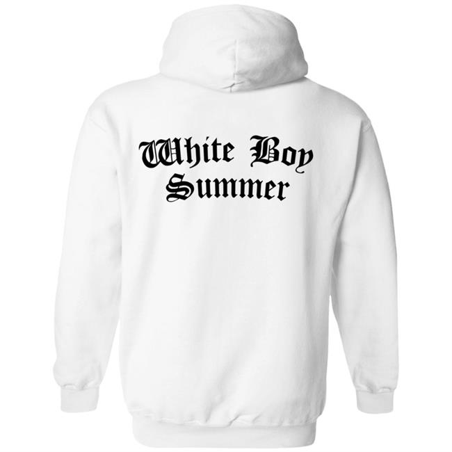 White Boy Summer WBS T Shirt Hoodie White White Boy Summer WBS T Shirt Hoodie White