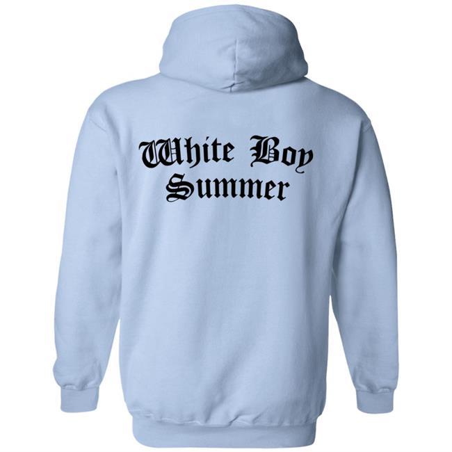 White Boy Summer WBS T Shirt Hoodie White White Boy Summer WBS T Shirt Hoodie White
