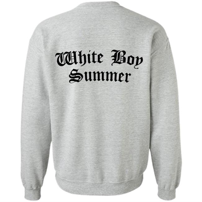 White Boy Summer WBS T Shirt Hoodie White White Boy Summer WBS T Shirt Hoodie White